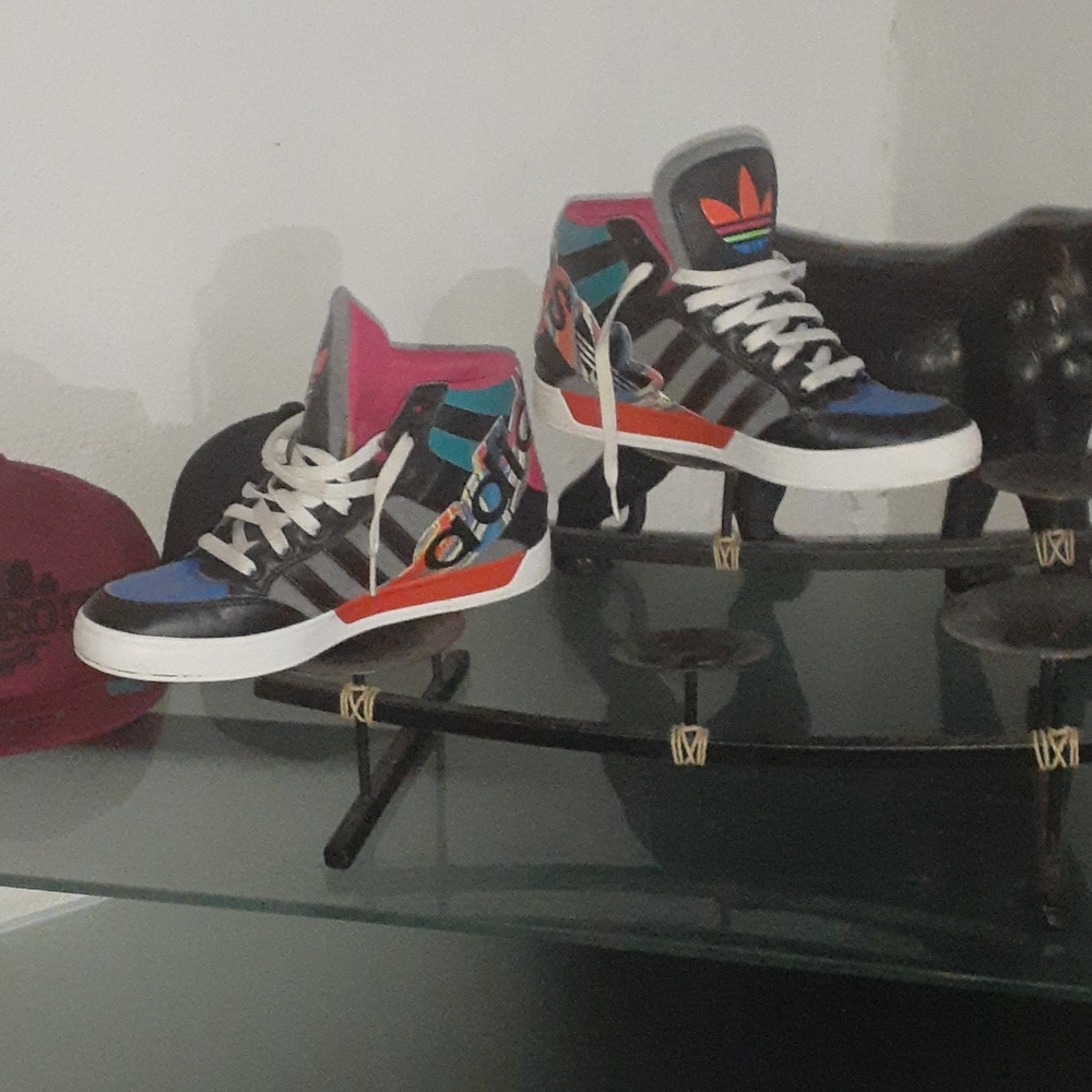 Men's multicolor Adidas mids - Picture 4 of 4